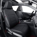 coverdream Corolla Cross Leather Seat Covers Custom Fit for 2022-2026 Toyota Corolla Cross L,LE,XLE,SE,S (Non-Hybrid) SUV,Fully Covered,Luxury Waterproof Car Seat Protector(Full Set,Black)