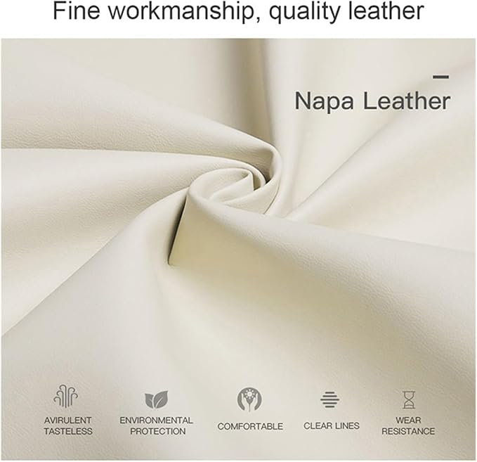 Luxury NAPPA Headrest Compatible For Mercedes Maybach S-Class Leather Lumbar Pillows Car Neck Travel Seat Cushion Support Car Accessories(Black Maybac)
