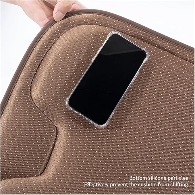 KAnduo M Car Seat Cushion for BMW All Model I3 I4 I8 X1 X2 X3 X4 X5 X5M X6 X7 Z4 Car Lumbar Support Pillow Auto Seat Waist Back Cushion Y (Color : Brown B)