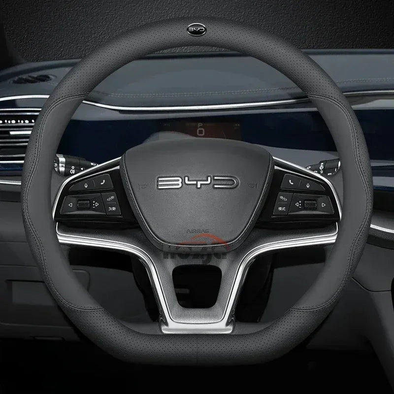 BYD Song Plus Leather Steering Wheel Cover